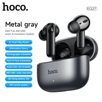 Hoco EQ27 AI ANC+ENC Smart AI Translation Earbuds